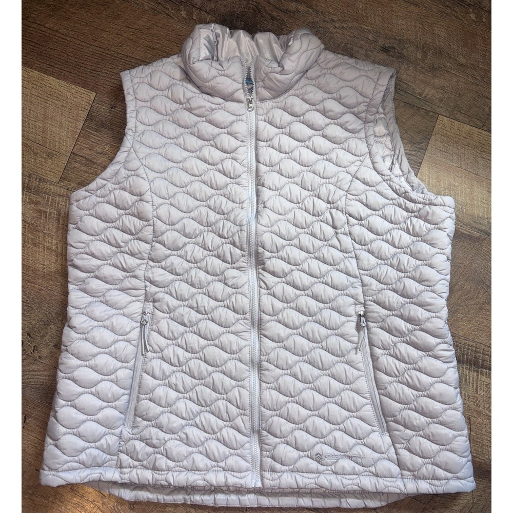 Free Country Vest Women XXL Black Quilted Full Zip Sleeveless Puffer Jacket